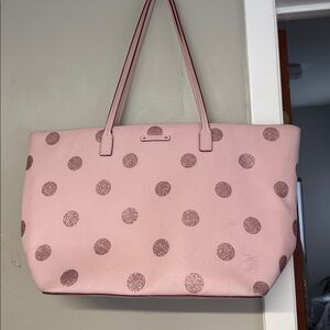 Pink Polka Dot Kate Spade Tote see call outs ✨SHIPS TONIGHT✨